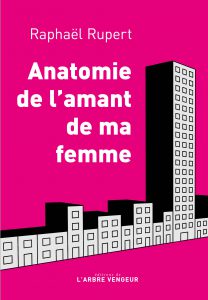 Couverture du roman Anatomie de l'amant de femme. Skyline sur fond rose